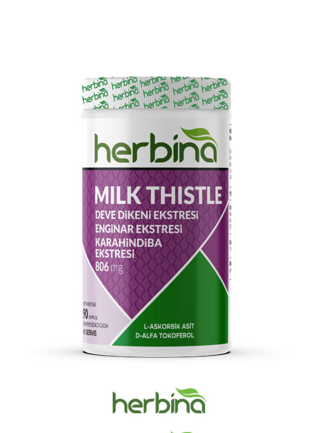 Herbina Milk Thistle 90 Kapsül 
