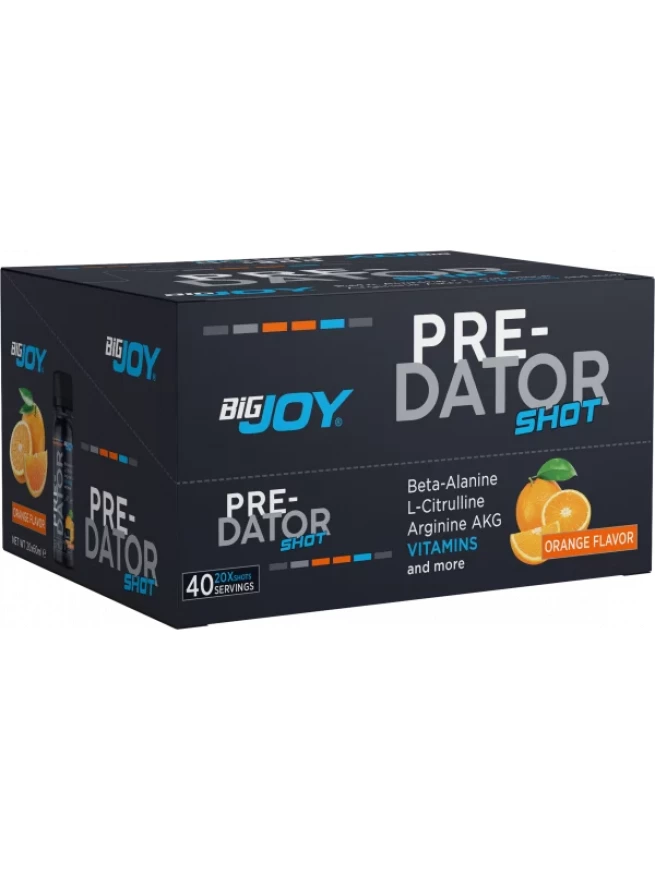 Bigjoy Predator Shot 40 servis Portakal 