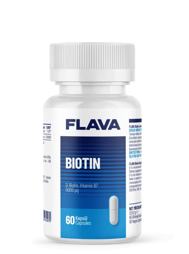 Flava Biotin 60 Kapsül 