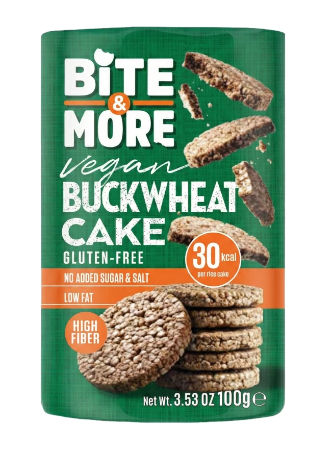 Bite More Buckwheat Cake 120 Gr 