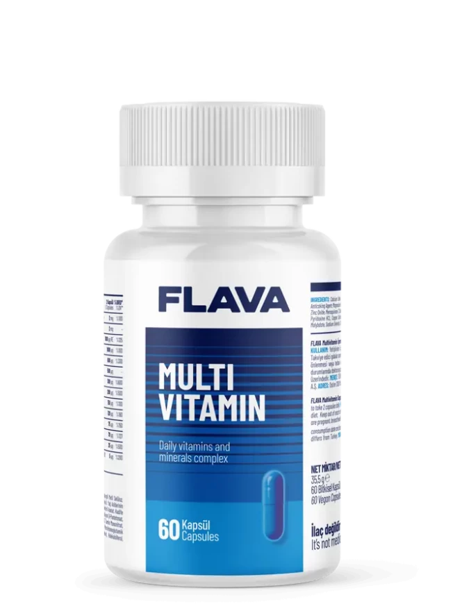 Flava Multivitamin 60 Kapsül 