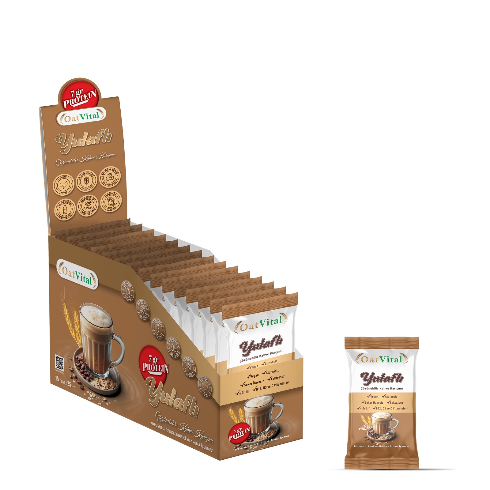 Oatvital Yulaflı Kahve 15*25 Gr