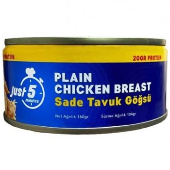 Just 5 Tavuk Göğsü Konservesi 160  gr 