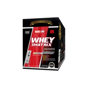 HARDLİNE WHEY 3 MATRİX 26 ŞASE X 30 GR. (780 GR.)