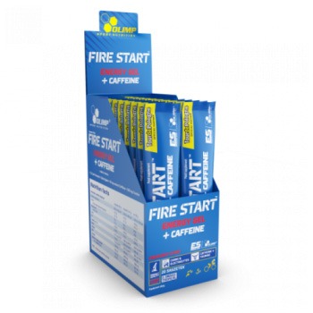 OLİMP FİRE START ENERGY GEL +CAFFEİNE 20 SAŞE X 36 GRAM -TROPİKAL MEYVE