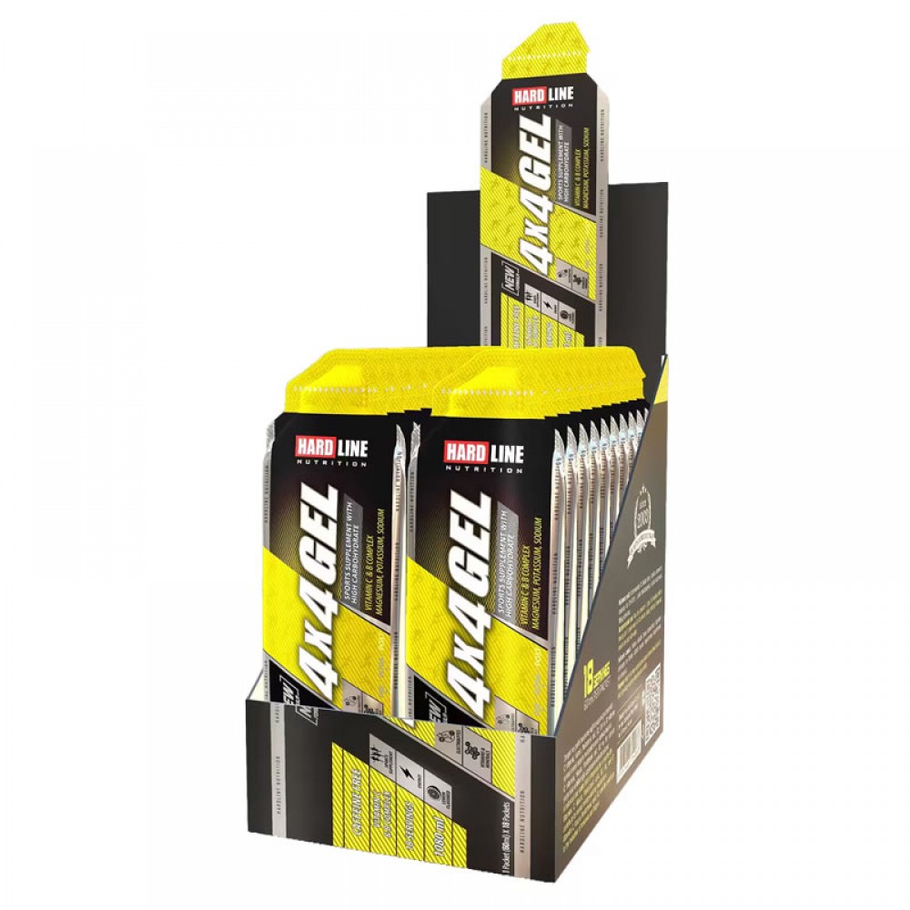 Hardline Nutrition 4*4 Gel 60Ml*18 Adet