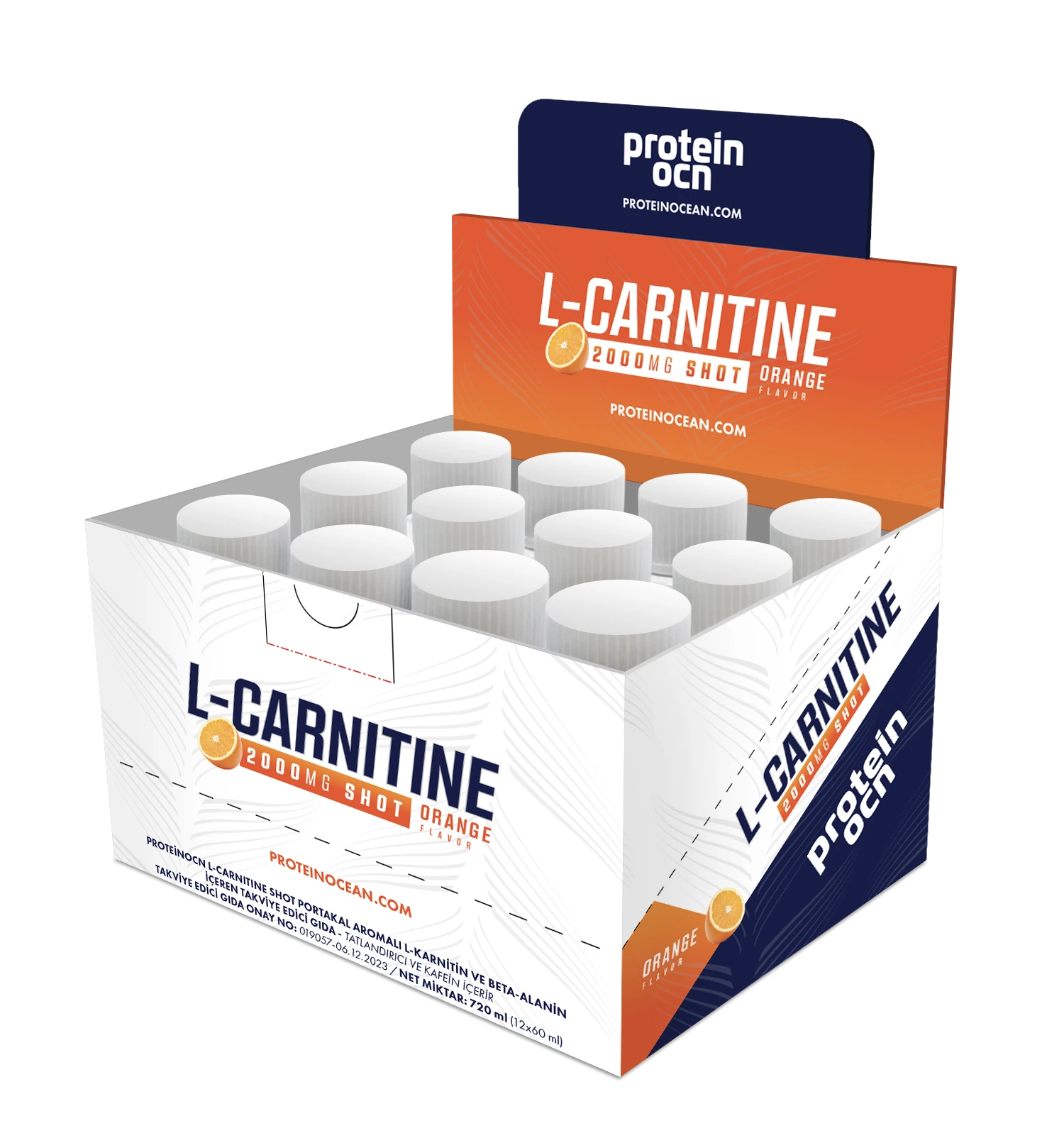 Protein Ocn L-Carnitine Shot 12*60 Ml 