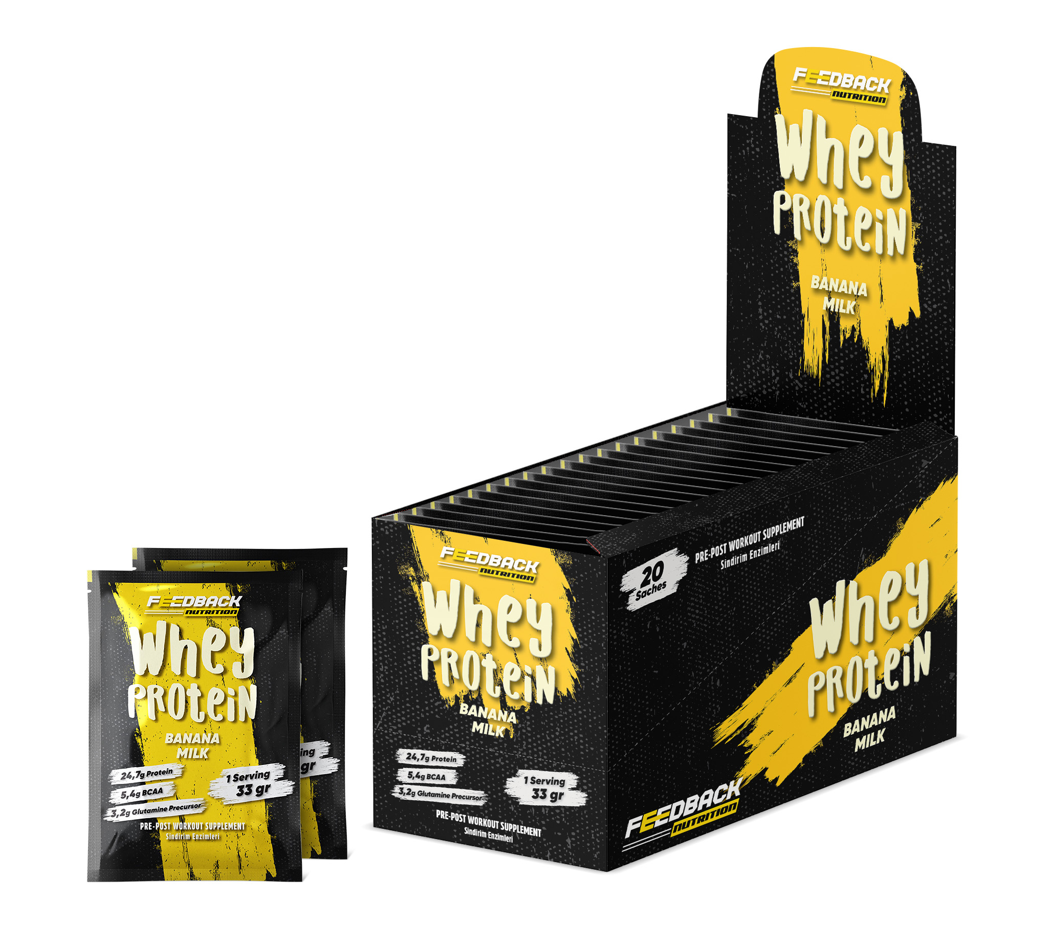 Feedback Nutrition Whey Protein 20*33 Gr