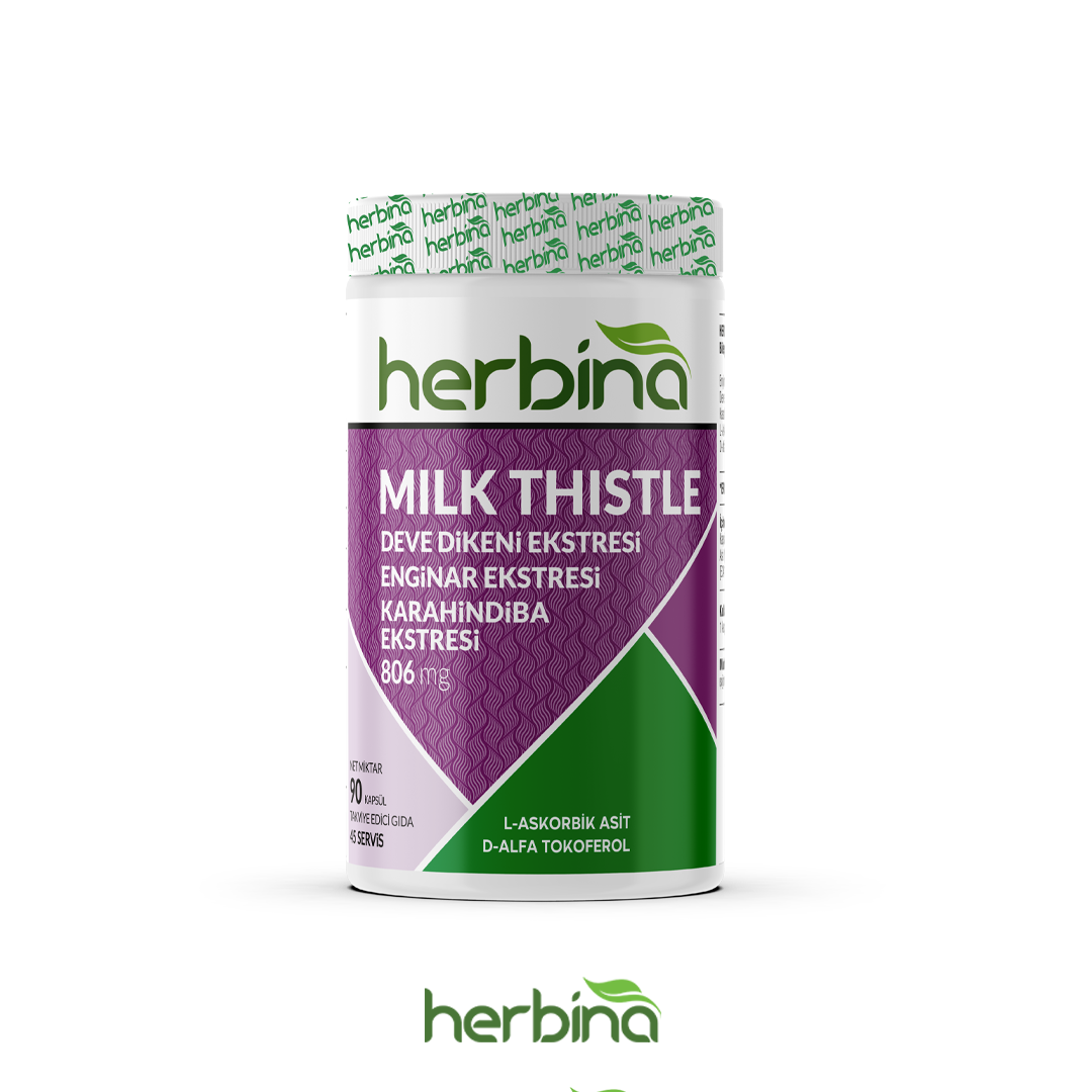 Herbina Milk Thistle 90 Kapsül 