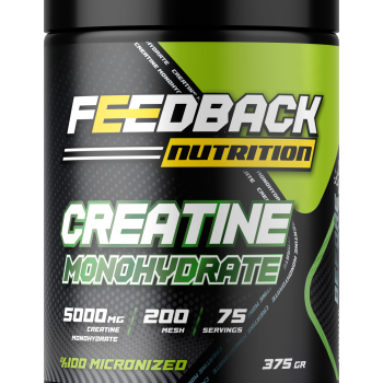 Feedback Nutrition Creatine Monohidrate 375 Gr 75 Servis Aromasız