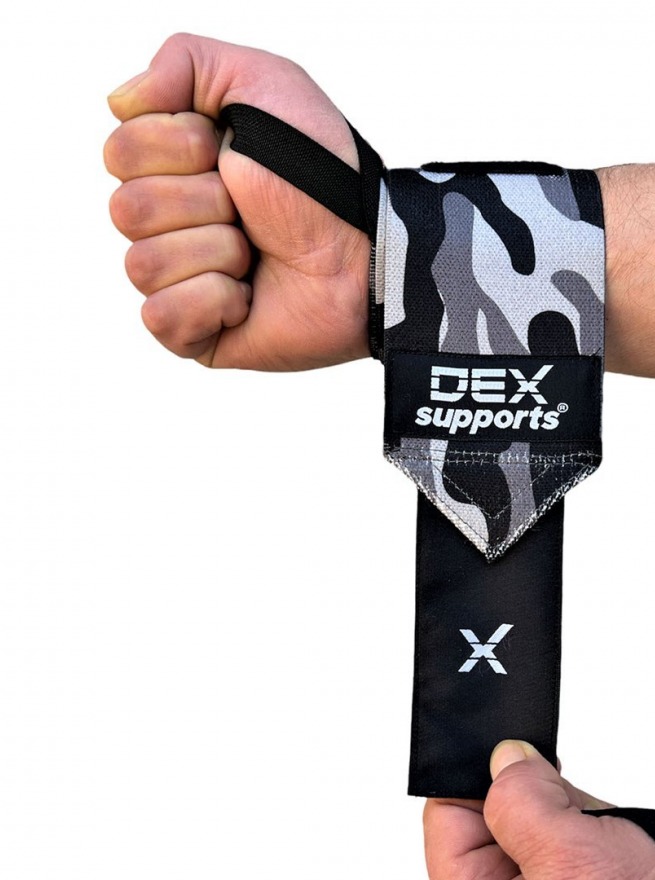 Dex Supports Wrist Wraps Kamuflaj Dark Tone