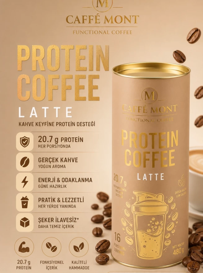 Caffe Mont Protein Coffee 480 Gr