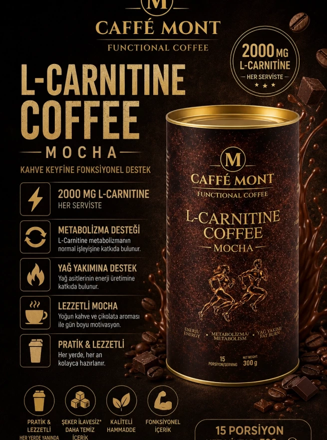 Caffe Mont L-Carnitine Coffee 300 Gr 