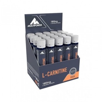 MULTİPOWER L-CARNİTİNE 1800 MG ŞEFTALİ 20 SHOT X 25 ML.