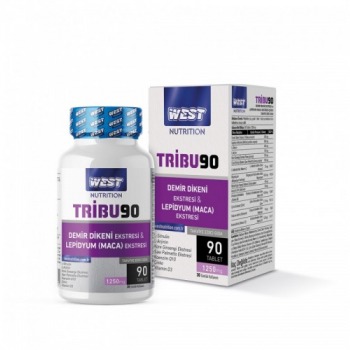 WEST TRİBU90 DEMİR DİKENİ & LEPİDYUM 1250 MG. 90 TABLET
