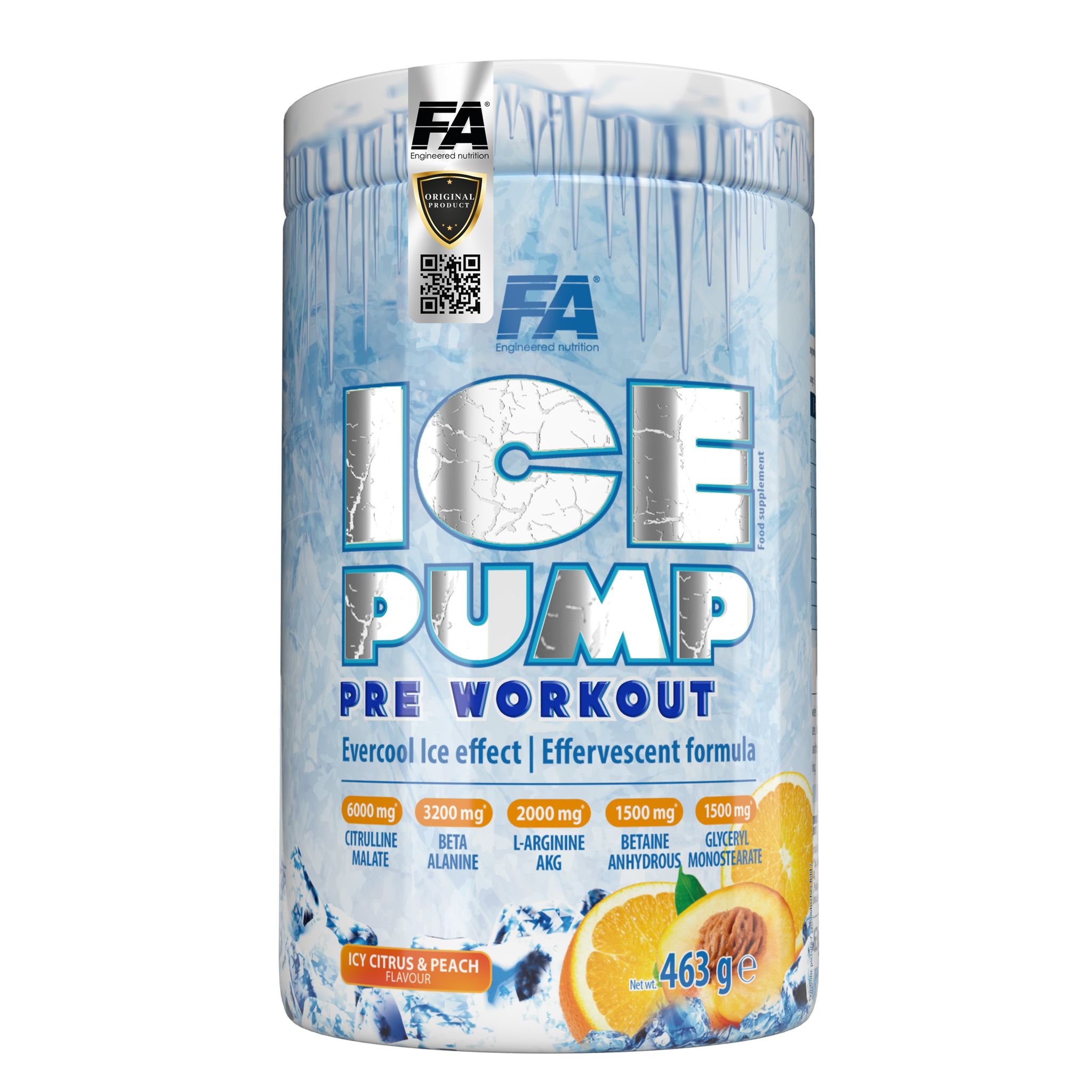 Fa Nutrition Ice Pump Pre Workout 463 Gr 