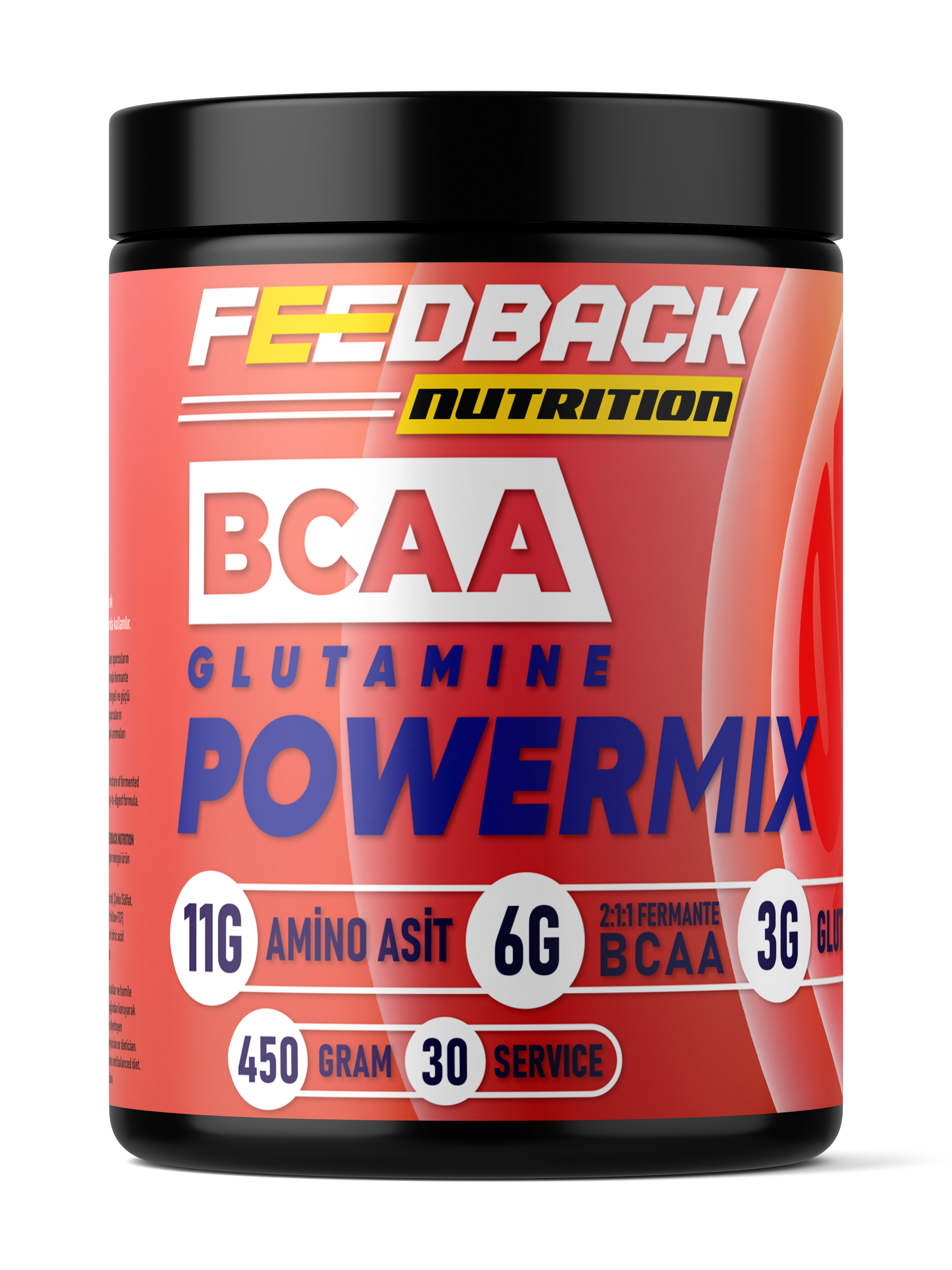Feedback Nutrition Bcaa Glutamine Power Mix 450 Gr 